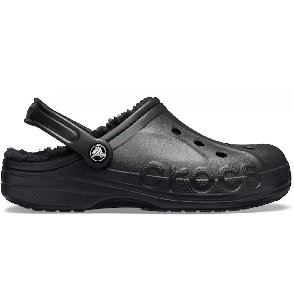 Crocs Bay Lined Clog (205969-060) - Black (US Mens 11)
