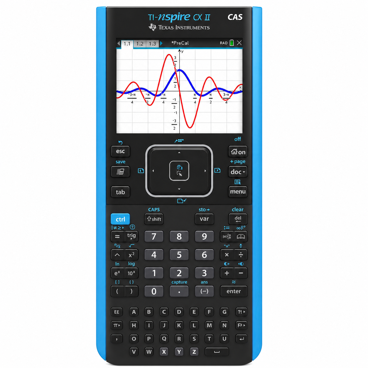 Texas Instruments TI-Nspire CX II CAS Color Graphing Calculator