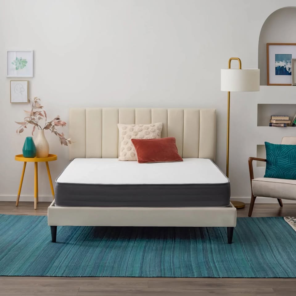 Linenspa Signature 8″ Firm Gel Memory Foam Hybrid Mattress – Full Size, New