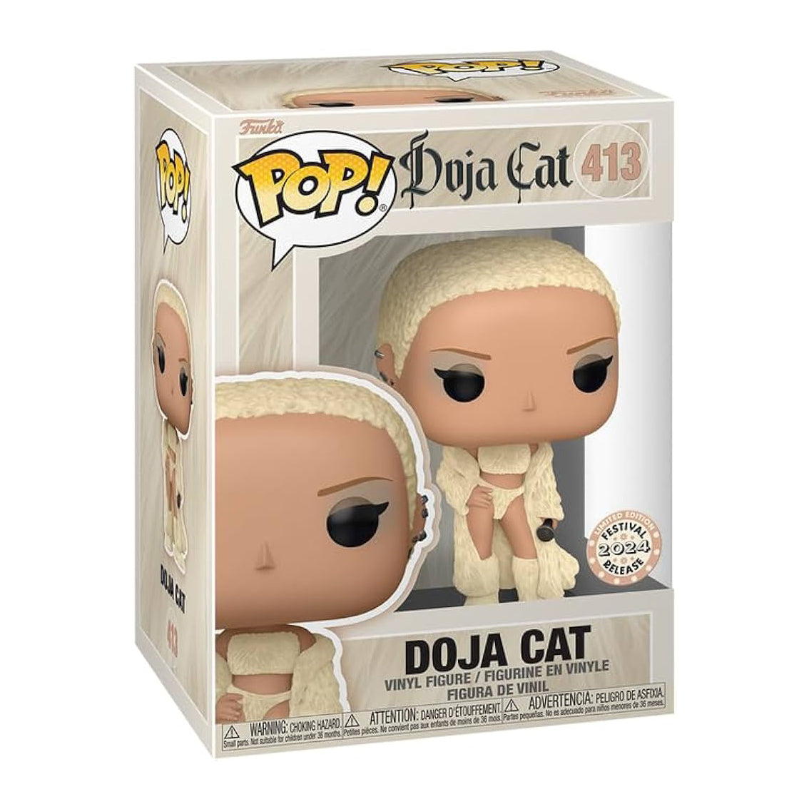Funko Pop! Doja Cat (Festival 2024) with Pop! Protector Limited Edition, Flocked #413 (85993)