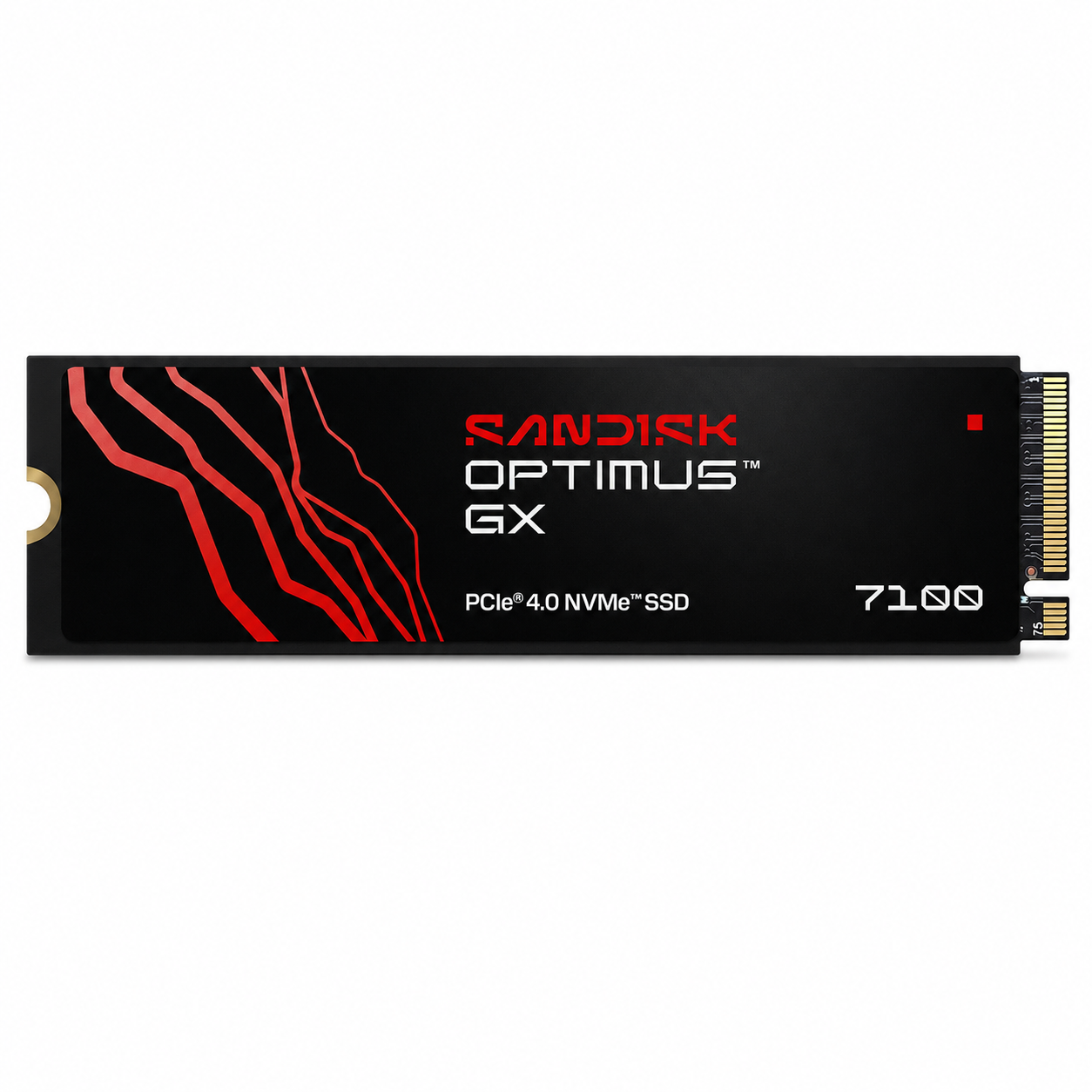 SanDisk Optimus GX 7100 500GB NVMe PCIe Gen4 M.2 2280 SSD