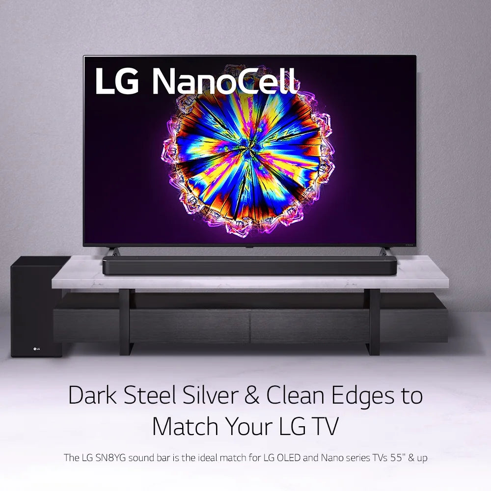 LG SN8YG 3.1.2 Channel High-Resolution Audio Soundbar with Dolby Atmos® & Google Assistant Built-In