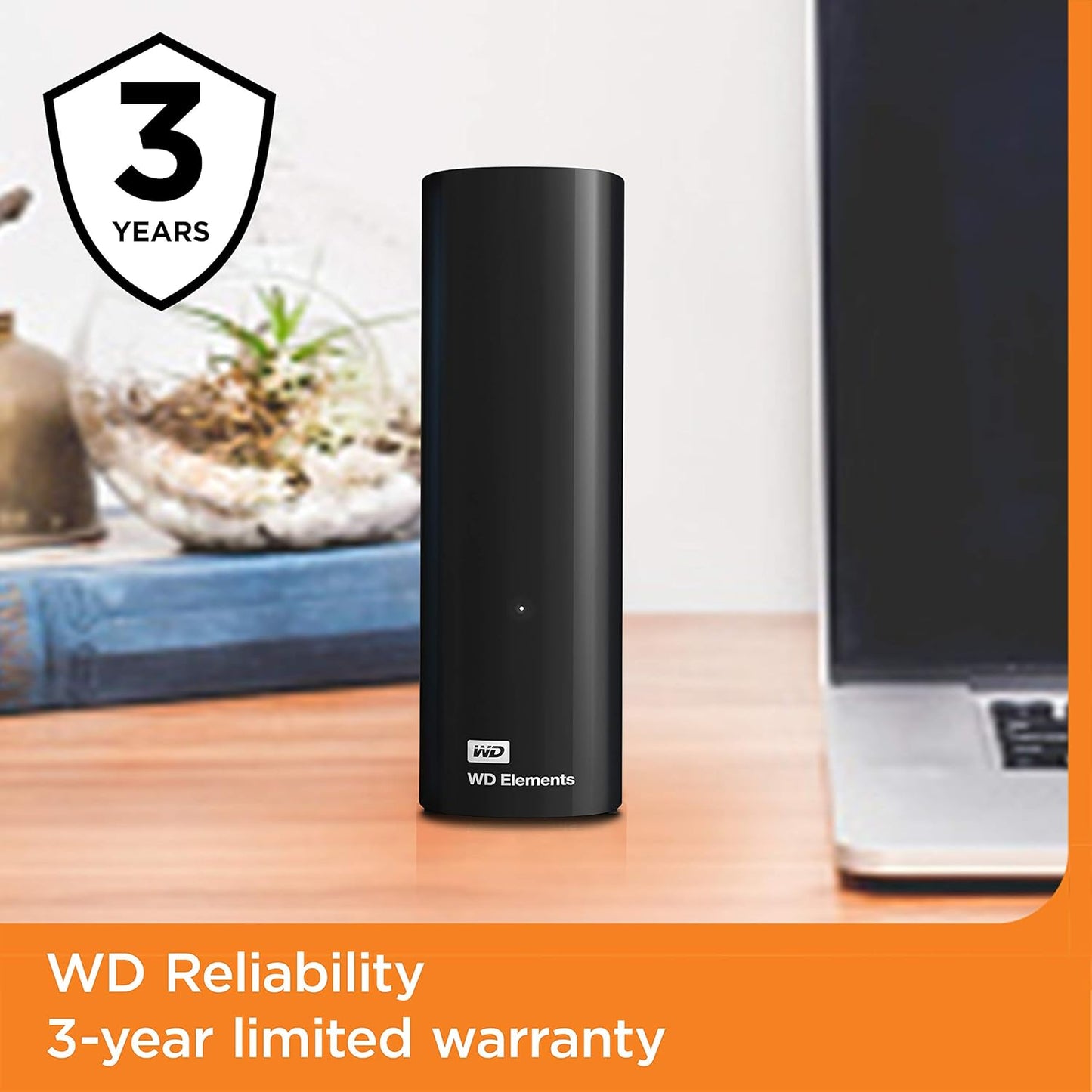 Western Digital 14TB Elements Desktop External Hard Drive – USB 3.0 | BWLG0140HBK-NESN