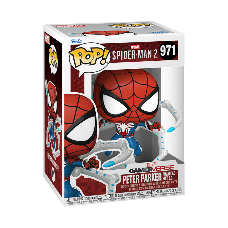 Funko Pop! Spider-Man 2 Peter Parker Advanced Suit 2.0 (971)