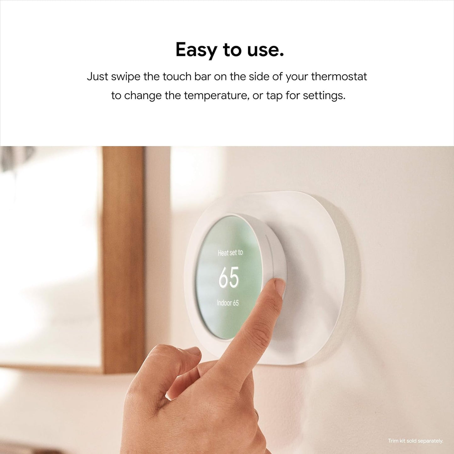 Google Nest Thermostat GA02081-US – Charcoal