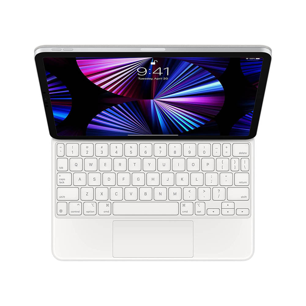 Apple USB-C Magic Keyboard for 11-inch iPad Pro 3rd Gen & iPad Air 4th Gen - White