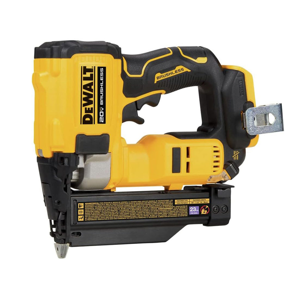 DEWALT ATOMIC Compact Series™ 20V MAX* Brushless Cordless 23 Ga. Pin Nailer (Tool Only) (DCN623B)
