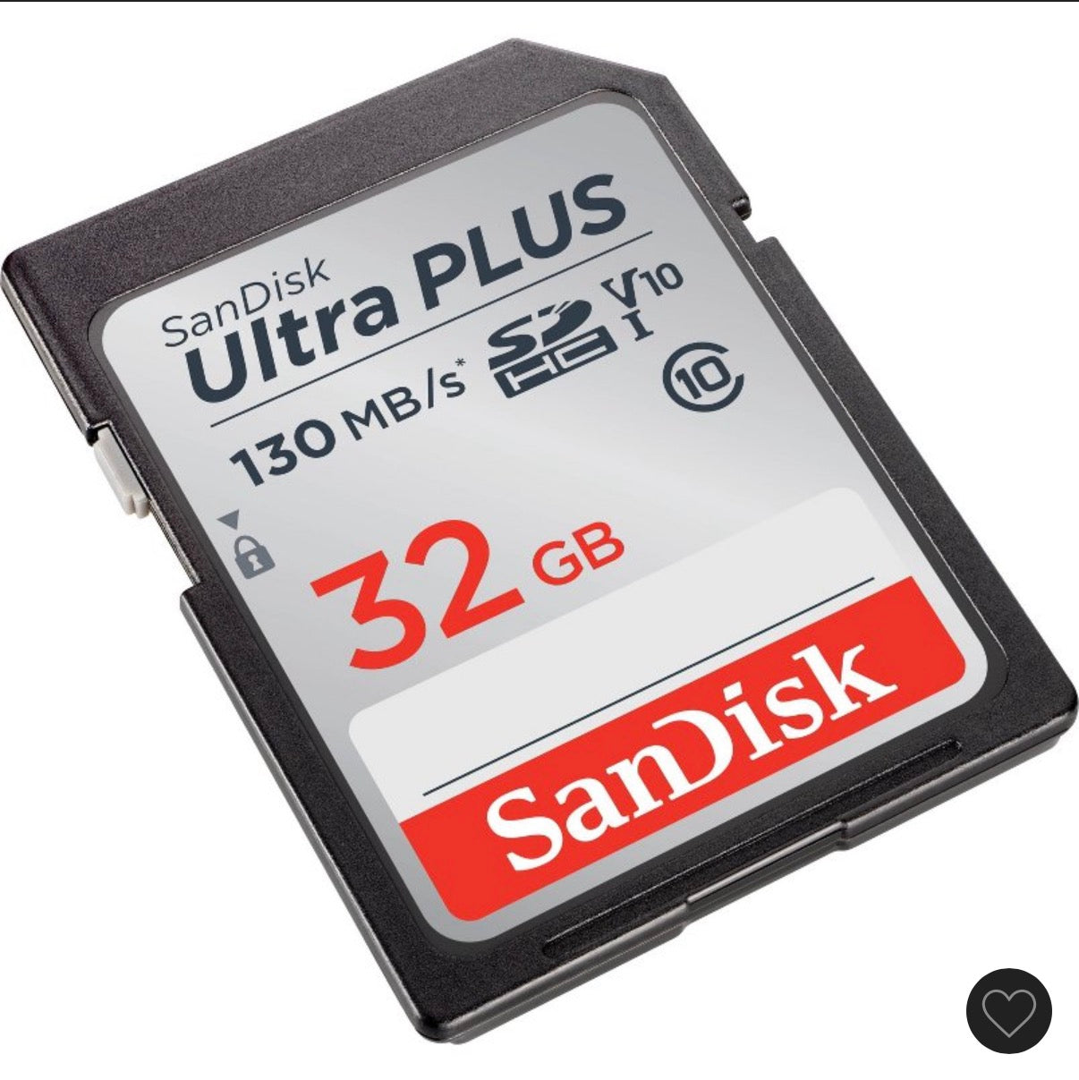 SanDisk Ultra Plus 32GB SDHC UHS-I Memory Card 130MB/s SDSUW3-032G