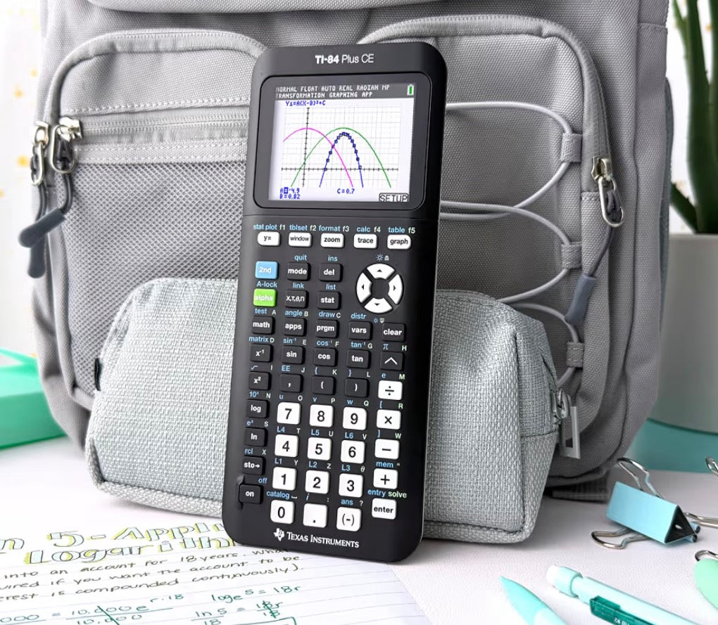 Texas Instruments TI-84 Plus CE Python Color Graphing Calculator Black