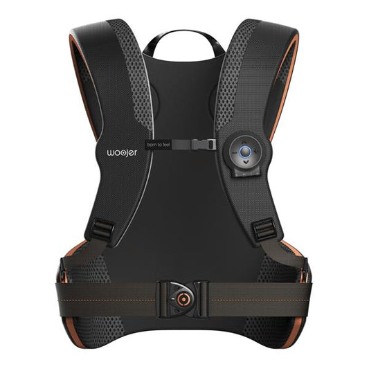 Woojer Vest Edge – Haptic Feedback Vest for Gaming, VR & Music (Black) (WJRVE101)
