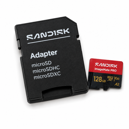 SanDisk ImageMate PRO 128GB microSDXC Memory Card 250MB/s with Adapter