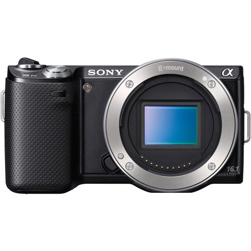 Sony Alpha NEX-5N 16.1MP Mirrorless Camera Body - Silver