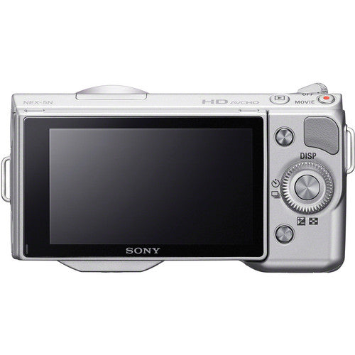 Sony Alpha NEX-5N 16.1MP Mirrorless Camera Body - Silver