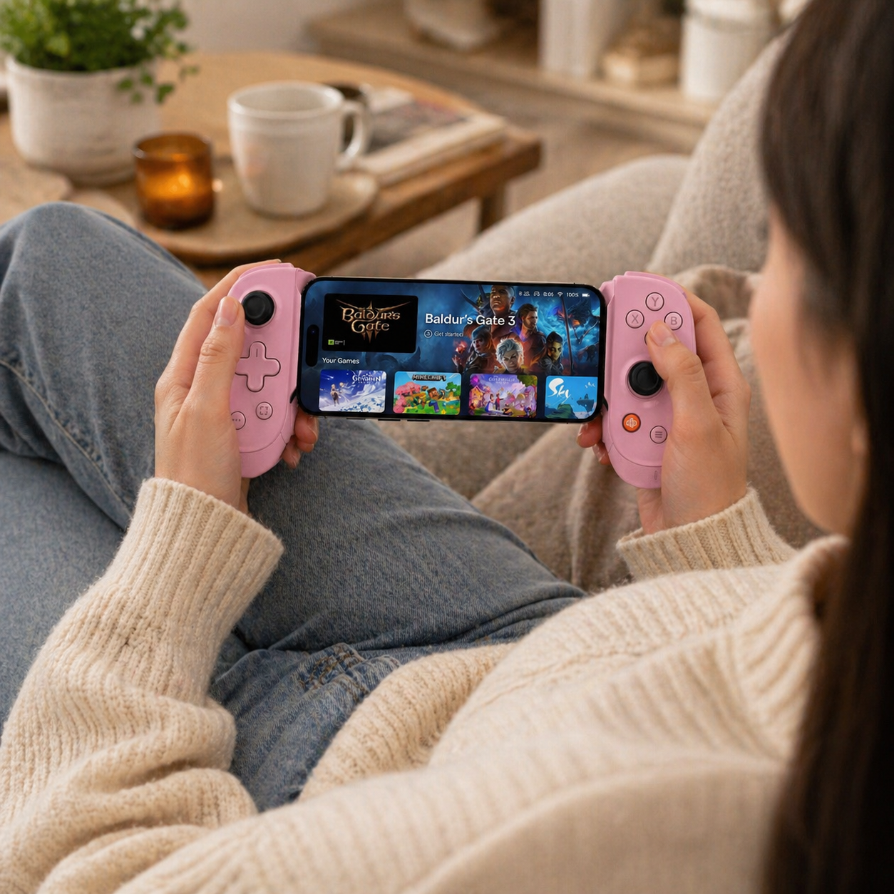 Backbone Pro Mobile and Wireless Gaming Device (USB-C) - Pink (BB-N1-M-T)