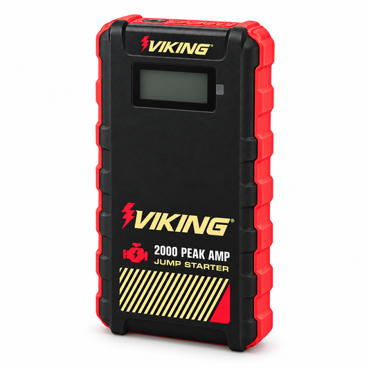 VIKING 2000 Peak Amp jump starter angled view