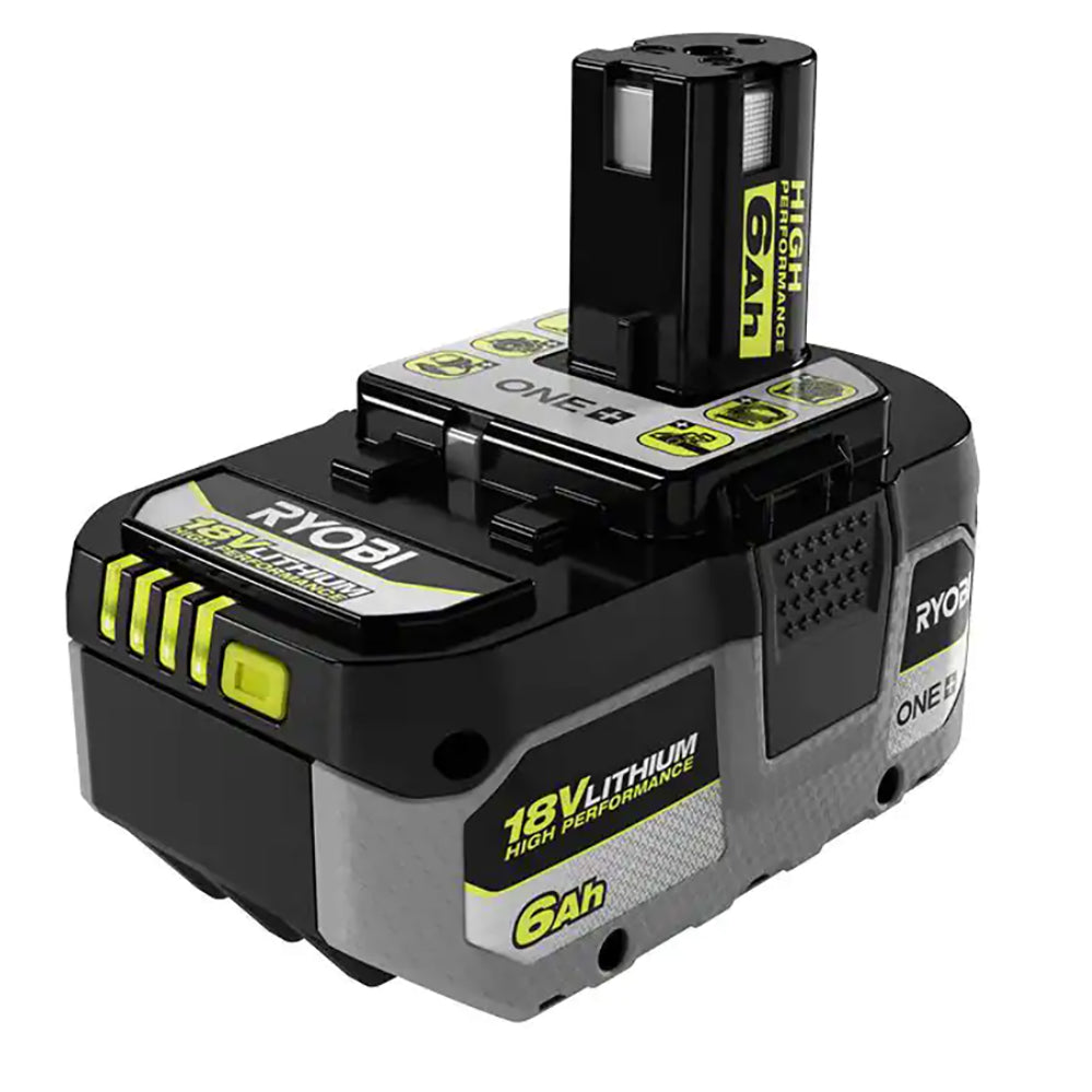 RYOBI ONE+ 18V 6.0 Ah Lithium-Ion HIGH PERFORMANCE Battery (PBP007)