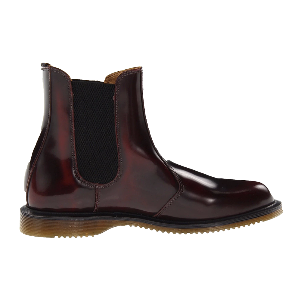 Dr. Martens Women's Flora Leather Chelsea Boot - Cherry Red (14650601) - US Women's 5