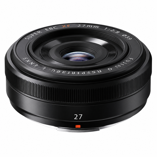 Fujinon XF27mm F2.8 Black Fujifilm X Mount Pancake Camera Lens Compact