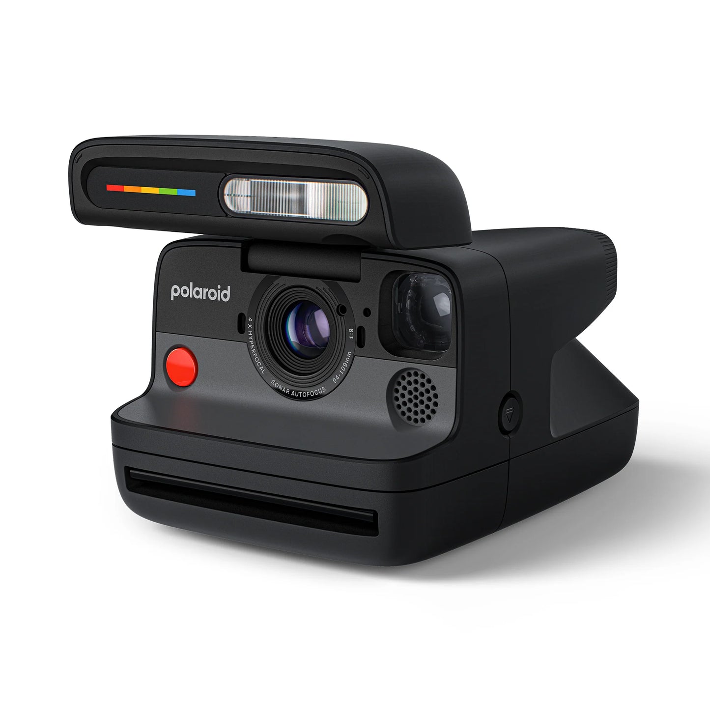 Polaroid - Flip Instant Camera + Color Film Bundle (8 Photos) - Black