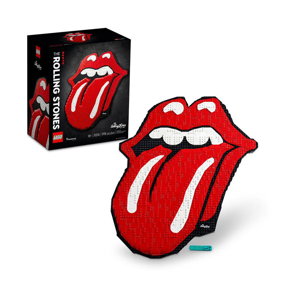 LEGO Art The Rolling Stones Logo Wall Décor Crafts Set 31206