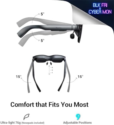 RayNeo Air 2 AR Smart Glasses XRGF20 with Packaging & Accessories