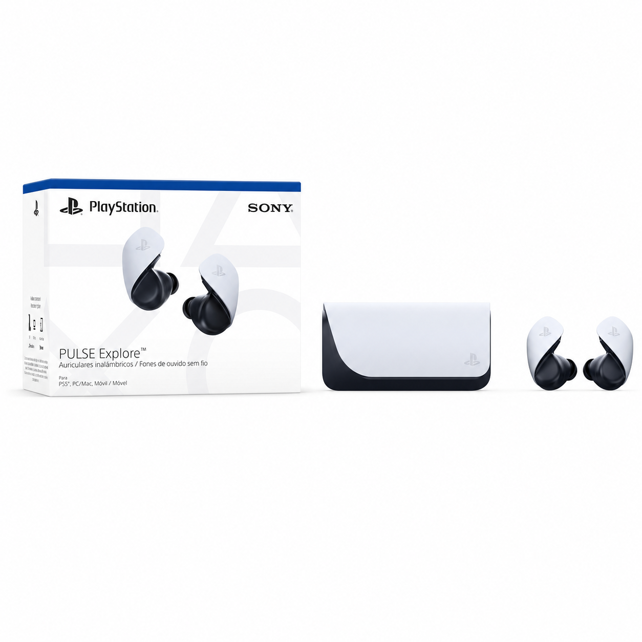 Sony PlayStation PULSE Explore Wireless Gaming Earbuds for PS5 White