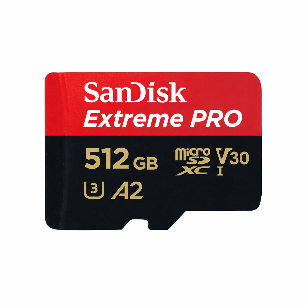 SanDisk Extreme PRO 512GB microSDXC UHS-I Card w/ Adapter 200MB/s 4K UHD
