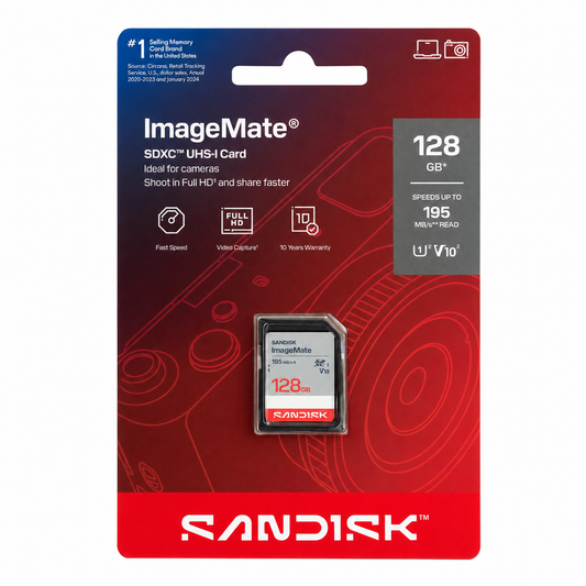 SanDisk ImageMate 128GB SDXC UHS-I Memory Card