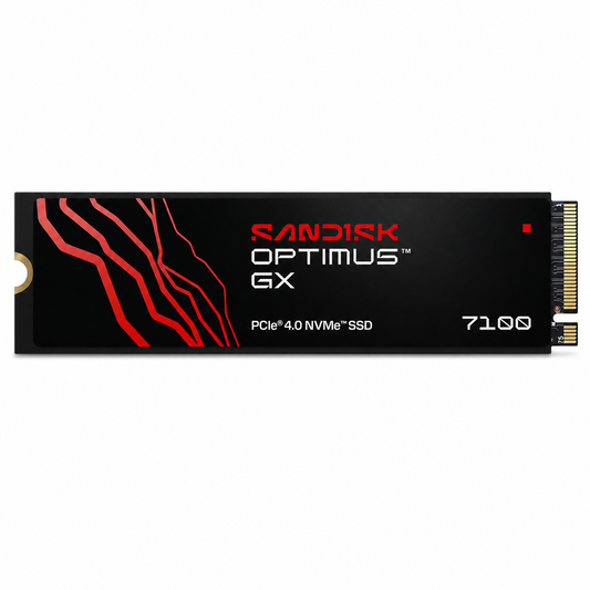 SanDisk Optimus GX 7100 500GB NVMe PCIe Gen4 M.2 2280 SSD