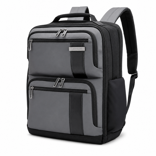 Samsonite NUROAD 15.6" Laptop Backpack Grey/Black Travel Business Bag