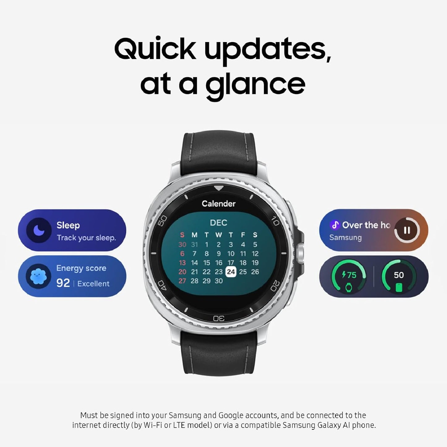 Samsung Galaxy Watch8 Classic (46mm, Black) – Wi-Fi/Bluetooth | SM-L500NZKAXAA