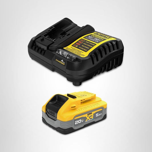 DEWALT XR POWERSTACK 20V 5Ah Battery & Charger Kit (DCBP520C)
