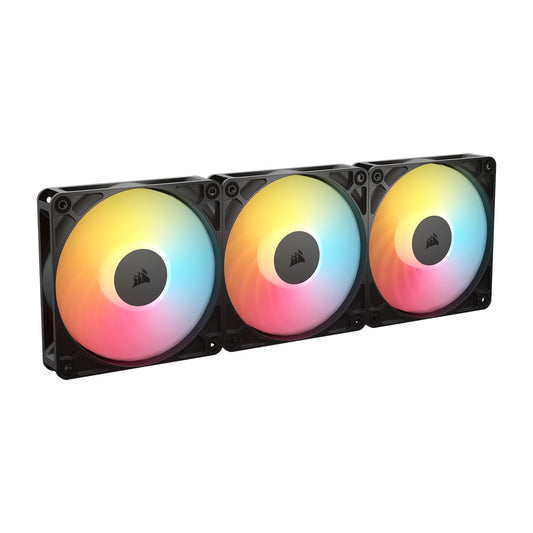 Corsair RS120-R ARGB 120mm PWM Reverse Fans – Triple Pack (Black)