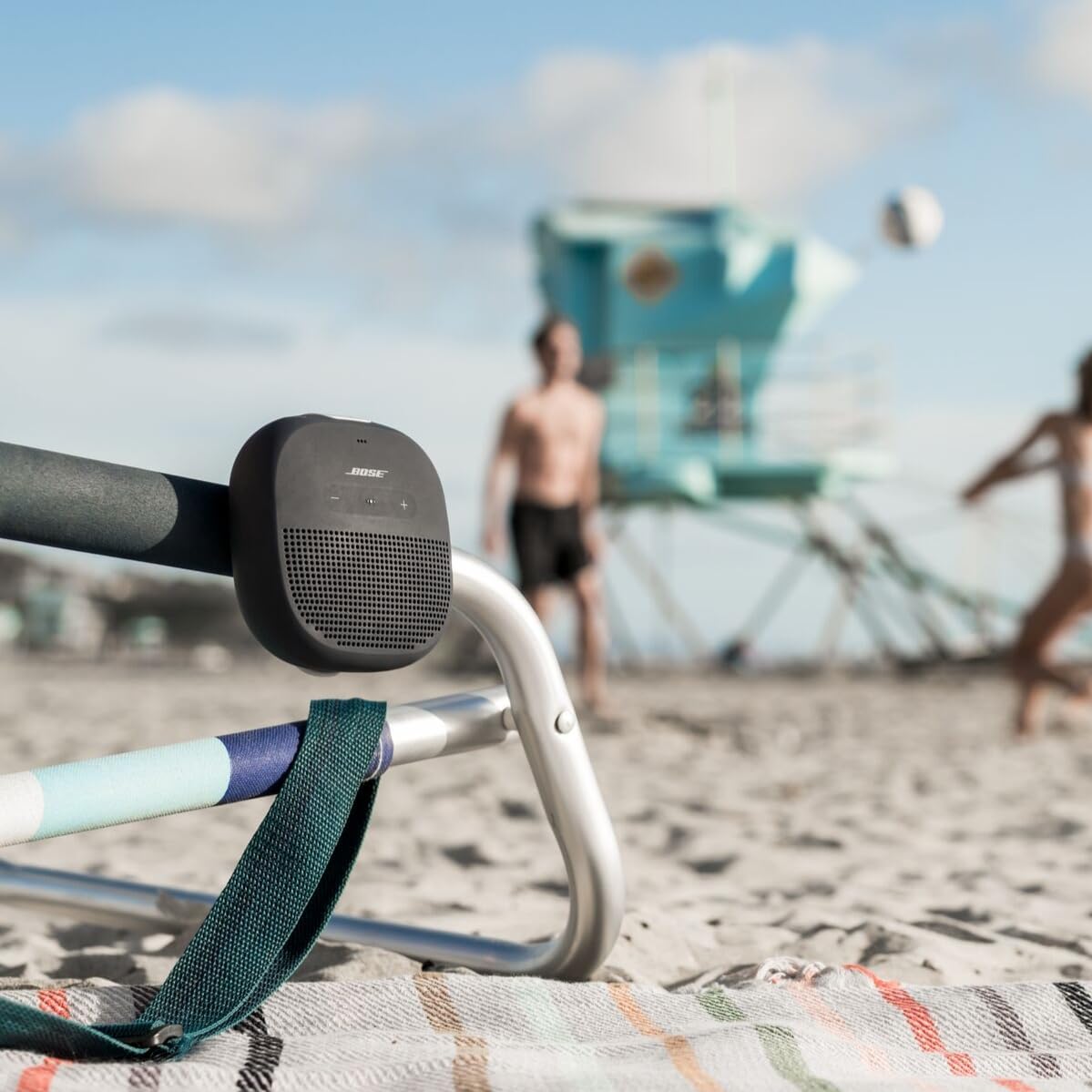 Bose SoundLink Micro Bluetooth Speaker – Small Portable Waterproof Speaker with Microphone (Black) (783342-0100)