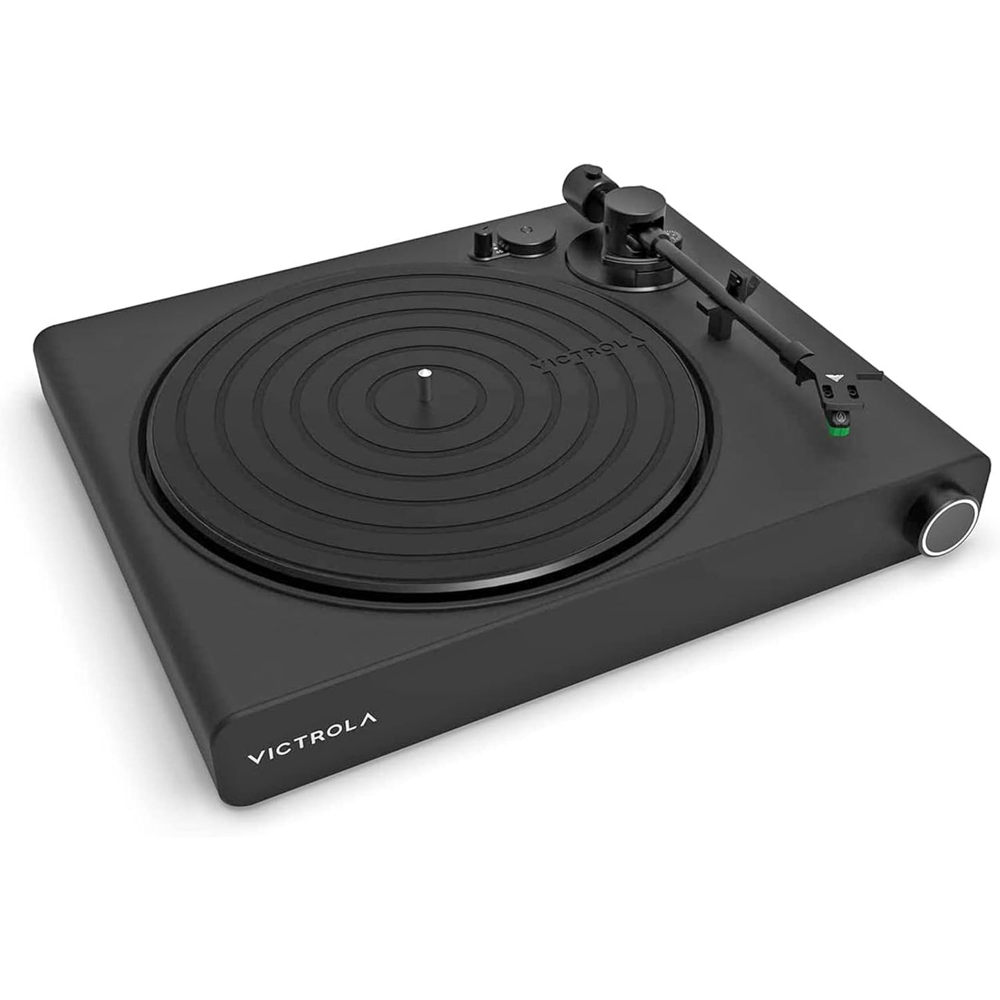 Victrola Stream Onyx Turntable - 33-1/3 & 45 RPM Vinyl Record Player (VPT-2000-BLK-ATE)