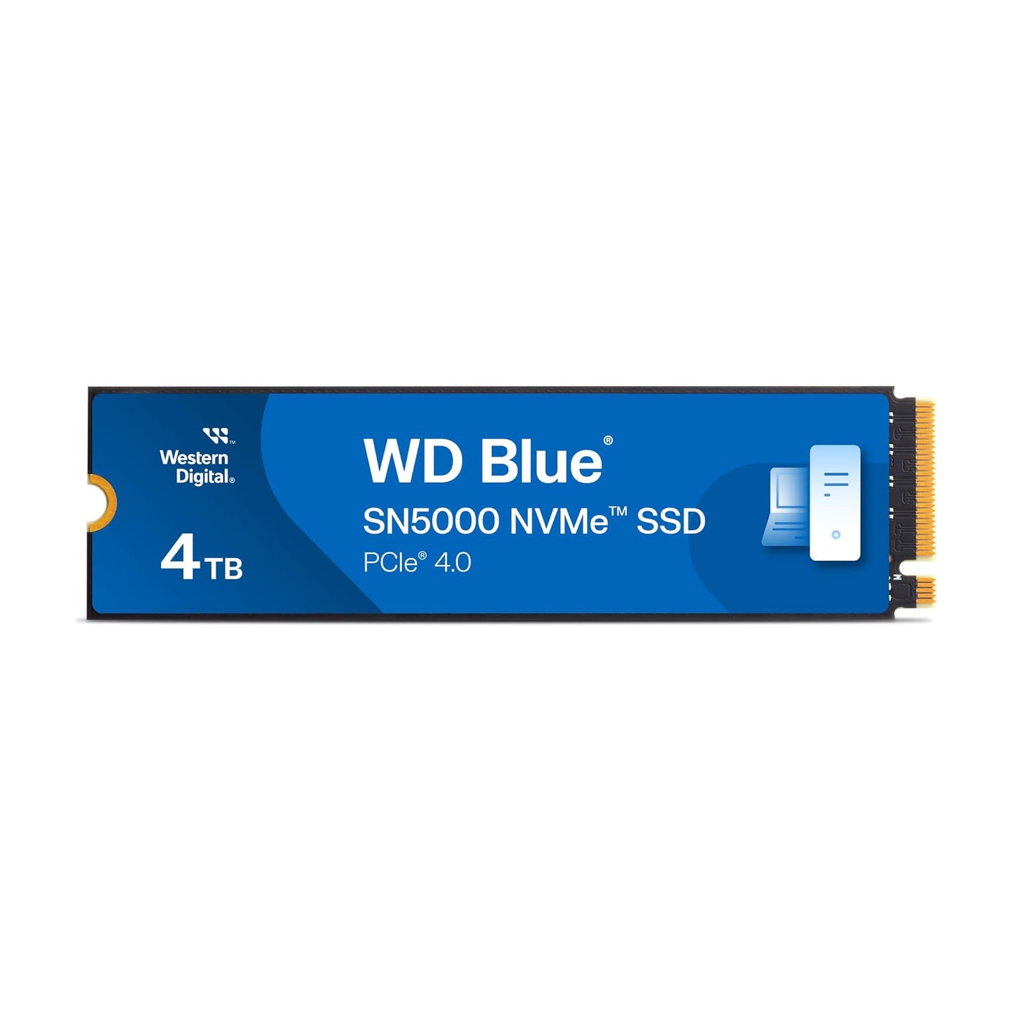 Western Digital 4TB WD Blue SN5000 NVMe Internal Solid State Drive SSD (WDS400T4B0E)
