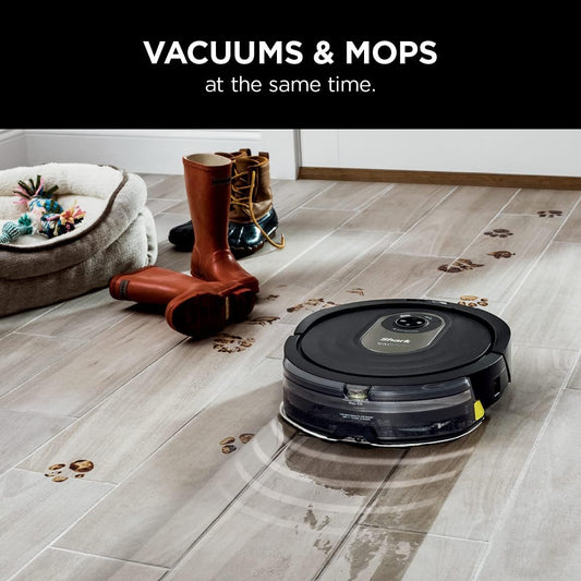Shark AI Robot Vacuum & Mop (AV2001WD) – Black/Gold