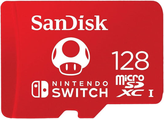 SanDisk 128GB microSDXC Card for Nintendo Switch (SDSQXAO-128G-GNCZN)