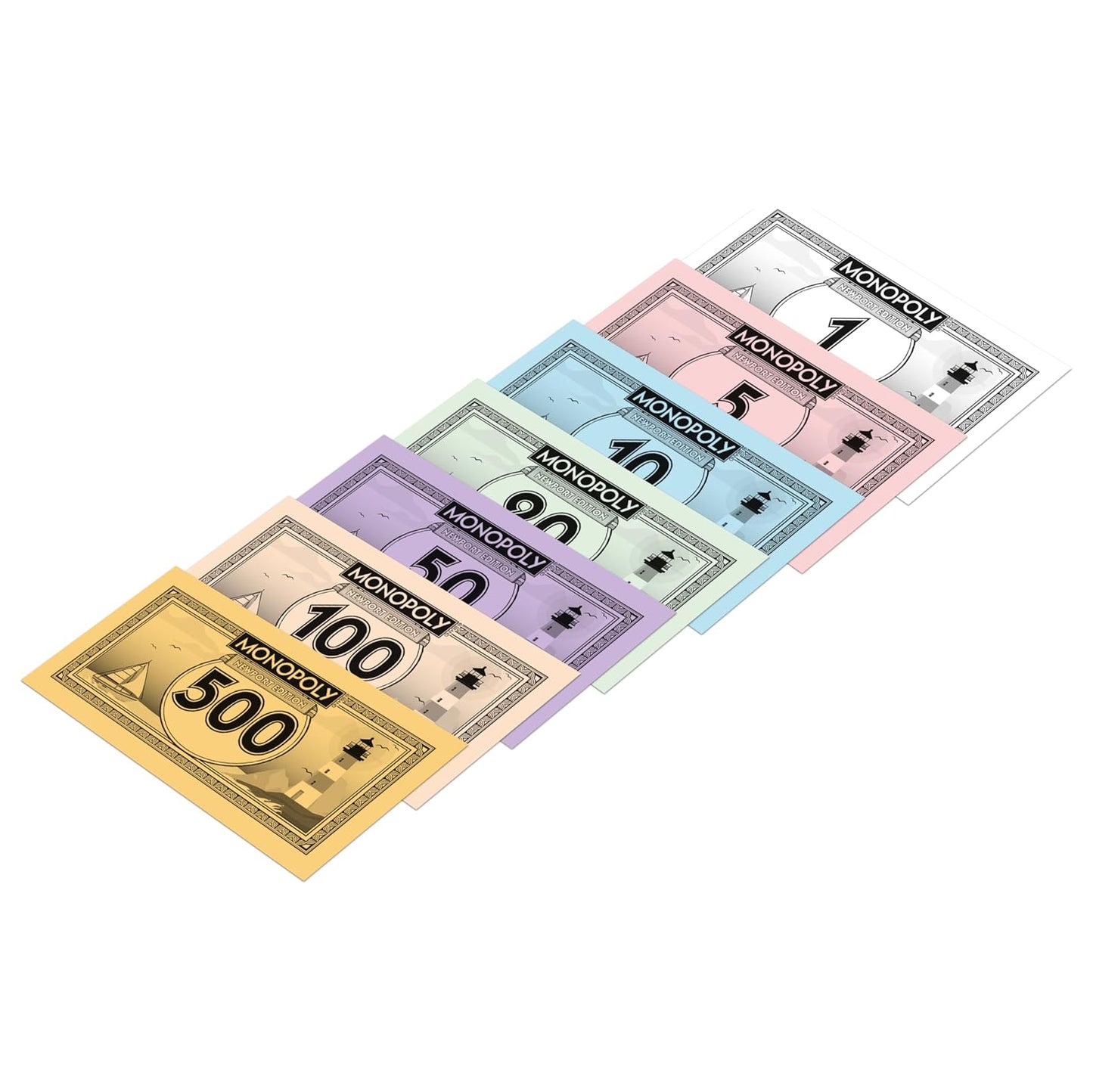 Monopoly Board Game Newport Edition, Family Game Night, 2–6 Players