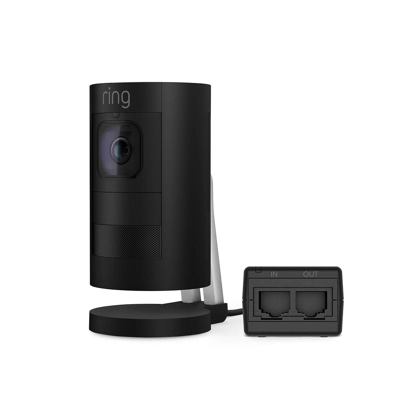 Ring Stick Up Cam Elite, Power over Ethernet HD Security Camera with Two-Way Talk, Night Vision, Works with Alexa - Black (23-009579-01)