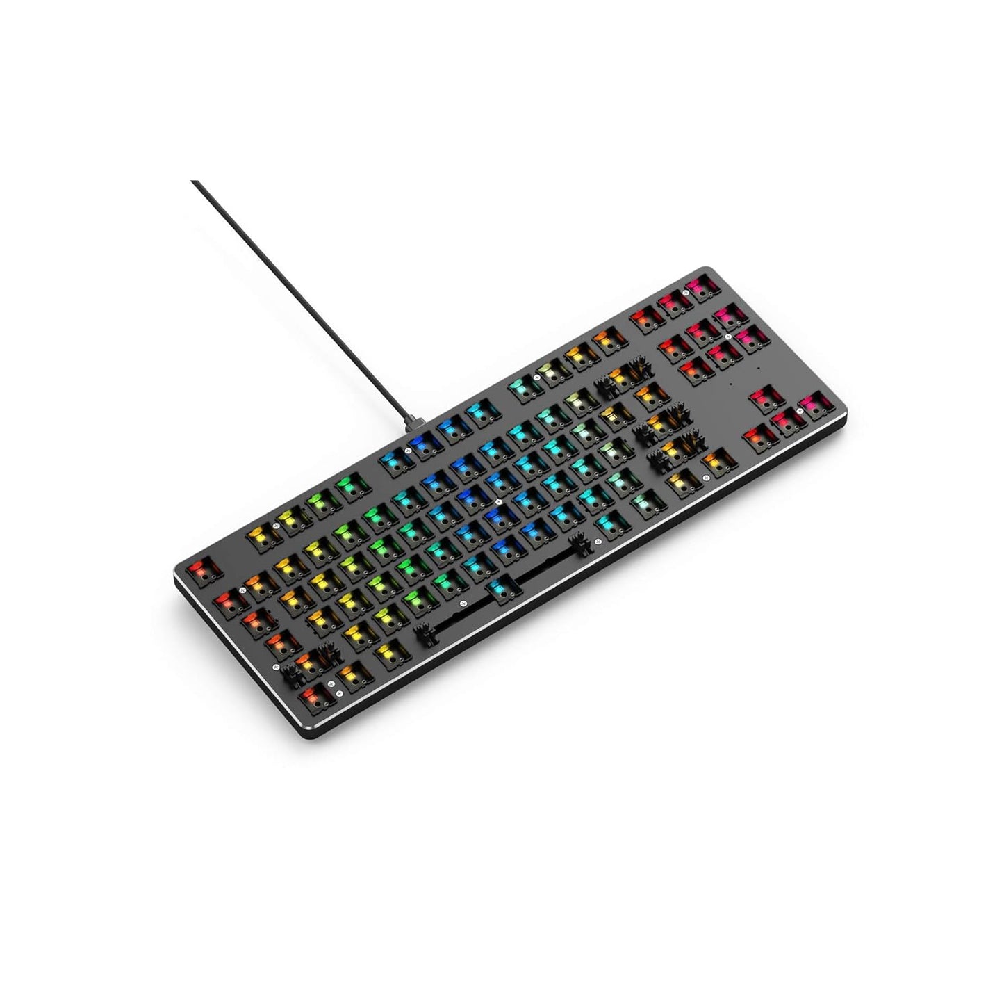 Glorious GMMK 85% TKL Barebone RGB Mechanical Keyboard – Black