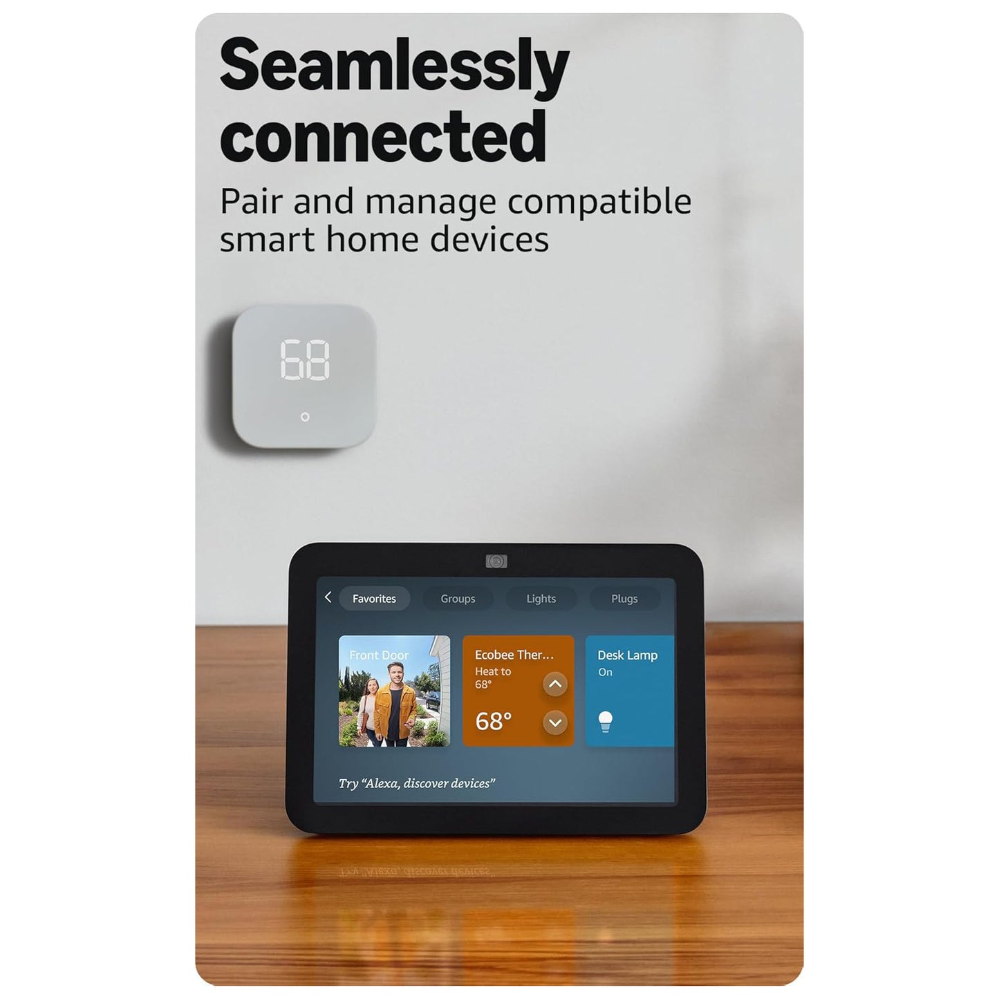 Amazon Echo Show 8 – Smart Display with Spatial Audio (Charcoal)