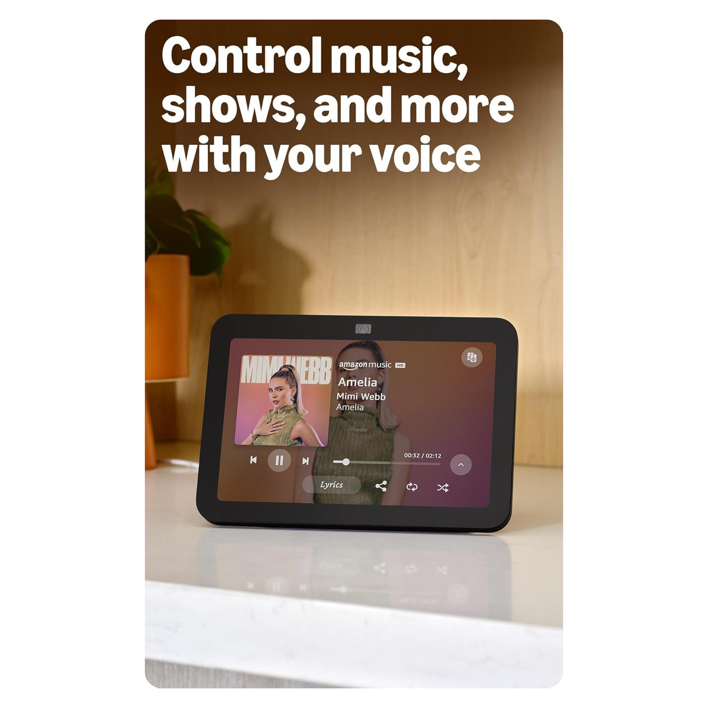 Amazon Echo Show 8 – Smart Display with Spatial Audio (Charcoal)