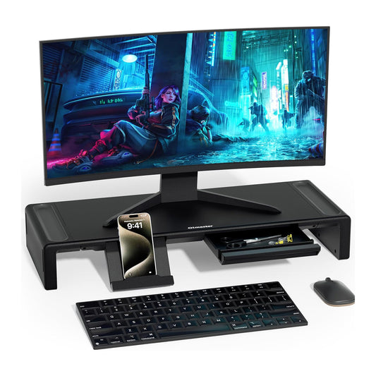 OImaster Monitor Stand Riser, Foldable Computer Monitor Riser (AP-2002-2-A)