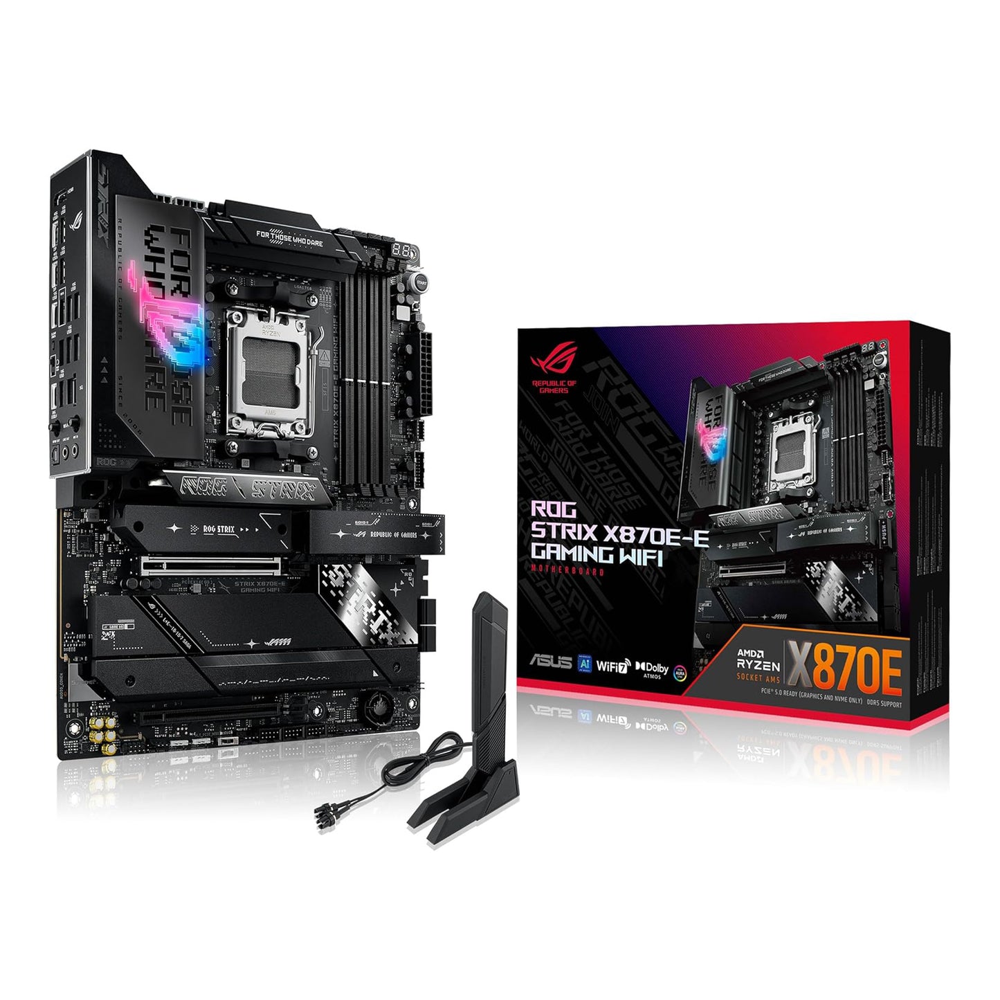 ASUS ROG Strix X870E-E Gaming WiFi ATX Motherboard – AM5 (X870)
