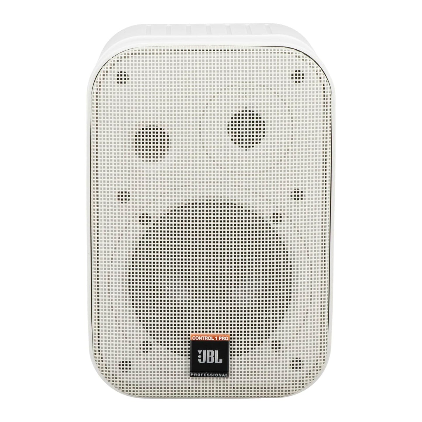 JBL C1PRO-WH Professional 2-Way Compact Loudspeakers, White, Pair