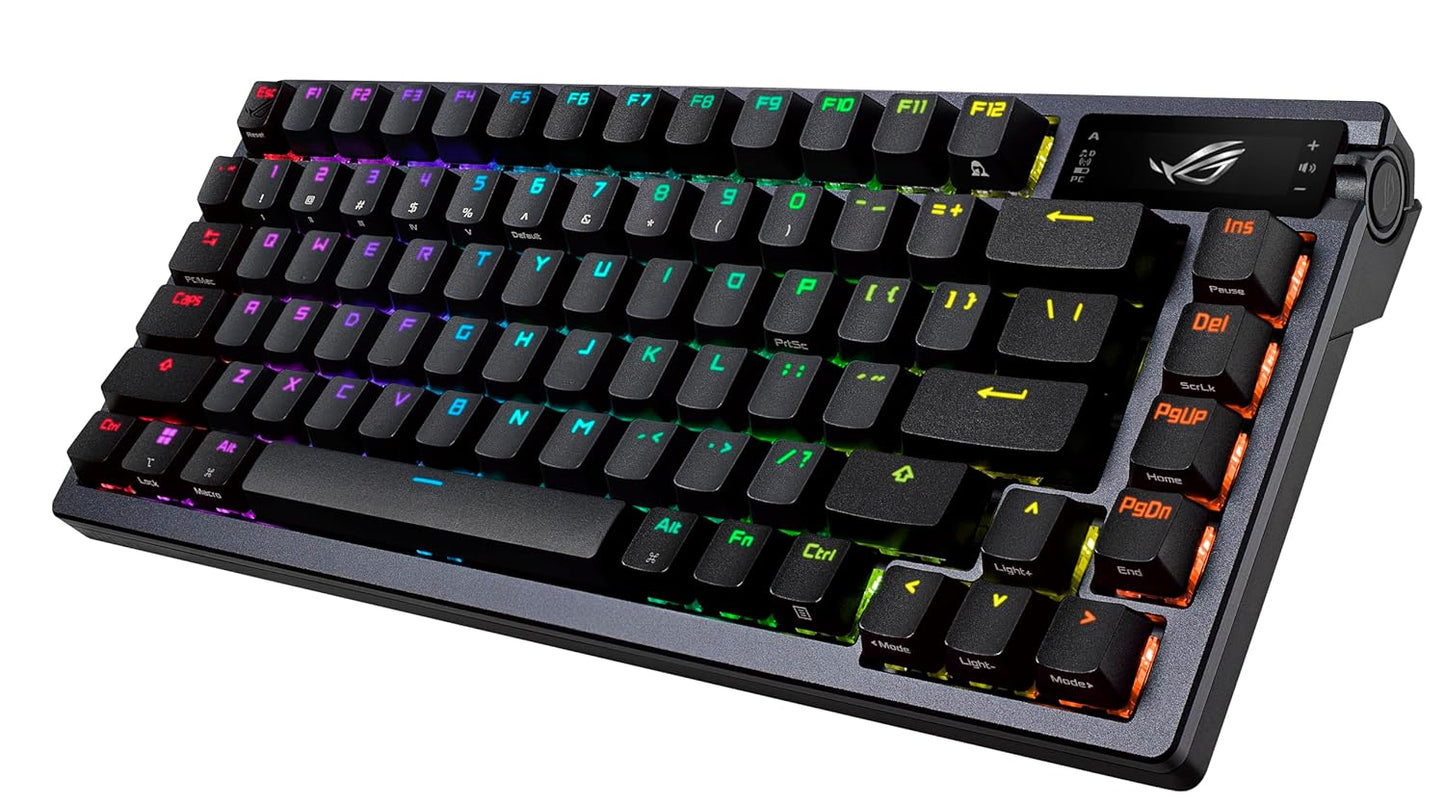 ASUS ROG Azoth Wireless Mechanical Gaming Keyboard – 75% TKL (Black) (90MP031A-BKAA01)