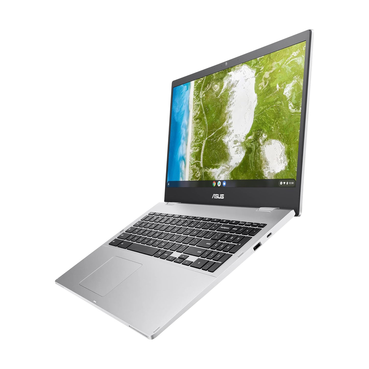 ASUS Chromebook CX1 15.6" FHD, Celeron N4500, 64GB, 4GB RAM, Chrome OS - Silver
