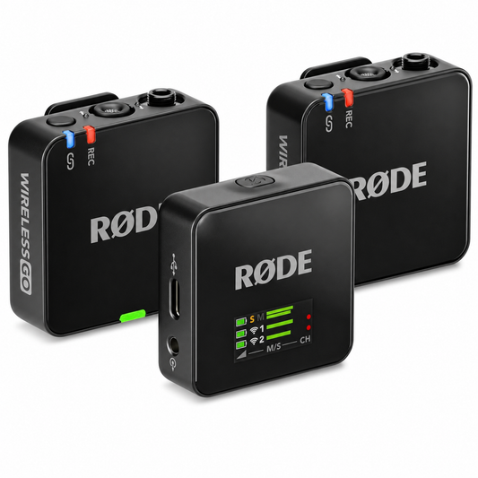 RØDE Wireless GO Gen 3 Dual Wireless Microphone System – Black