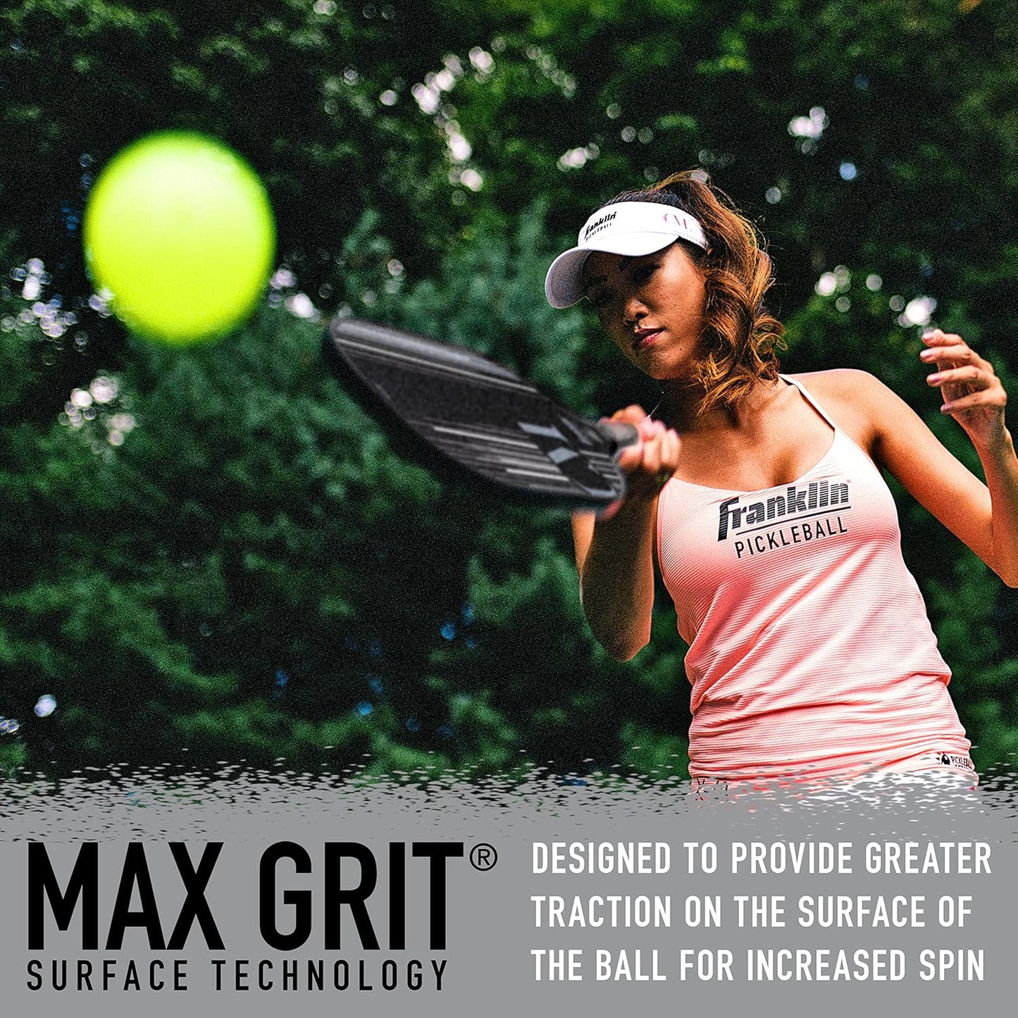 Franklin Sports Pro Pickleball Paddle – Christine McGrath Pro Player Edition (13mm Core) - Black